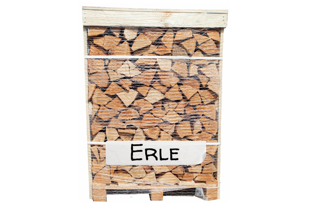 Brennholz Palette