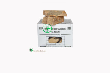 Brennholz im Karton - 8,5 kg - 10 kg Buche