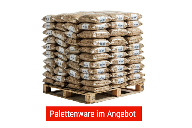 Holzpellets auf Palette | Angebot