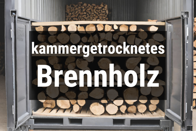 Bild von Kammergetrocknetes Holz & Brennholz 🔥 Vor- & Nacht