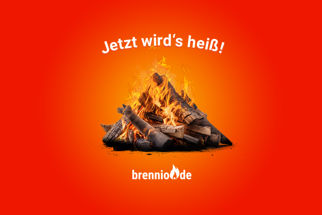 Brennholz auf Palette