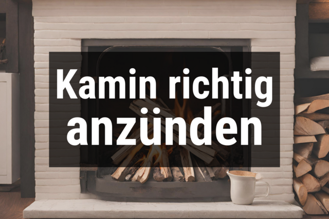 Bild von Kamin richtig anzünden & anfeuern 🔥 So gelingt es 