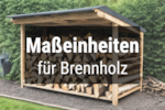 Bild von Festmeter * Raummeter * Schüttraummeter 🔥 Berechnu