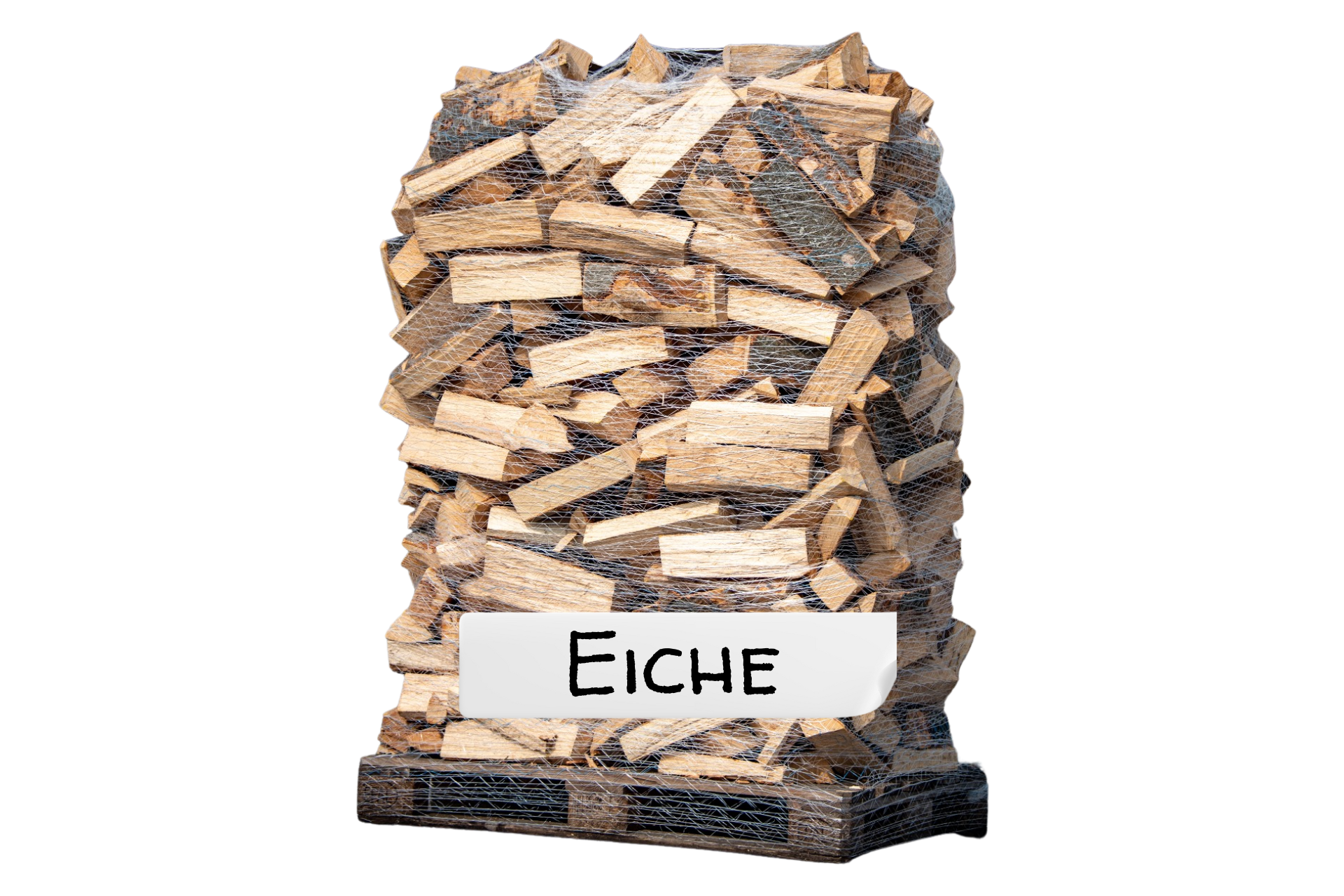 Brennholz lose auf Palette